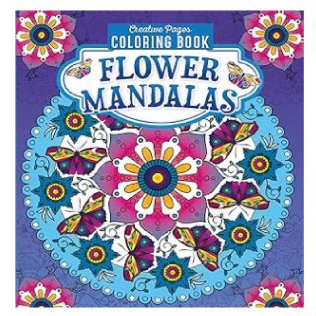 كتاب تلوين ماندالات الأزهار